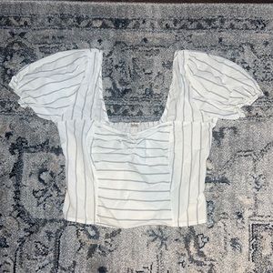 Free People Cropped Shirt